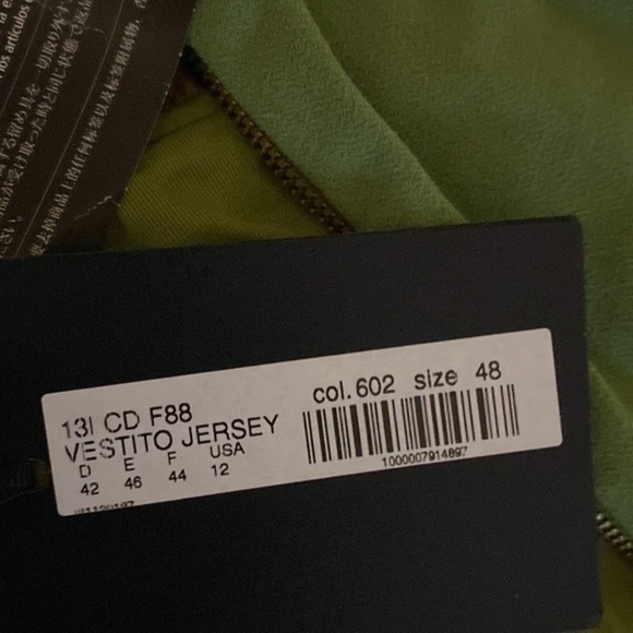 Roberto Cavalli (Class) olive green dress gold snake zipper limited edition - Picture 13 of 16